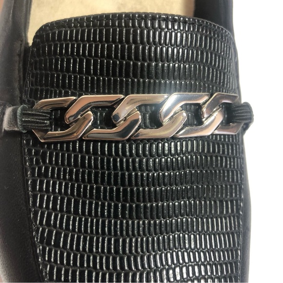 NWOB TROTTERS Black Leather Anastasia Loafers Flats Shoes - 7N - Picture 4 of 13